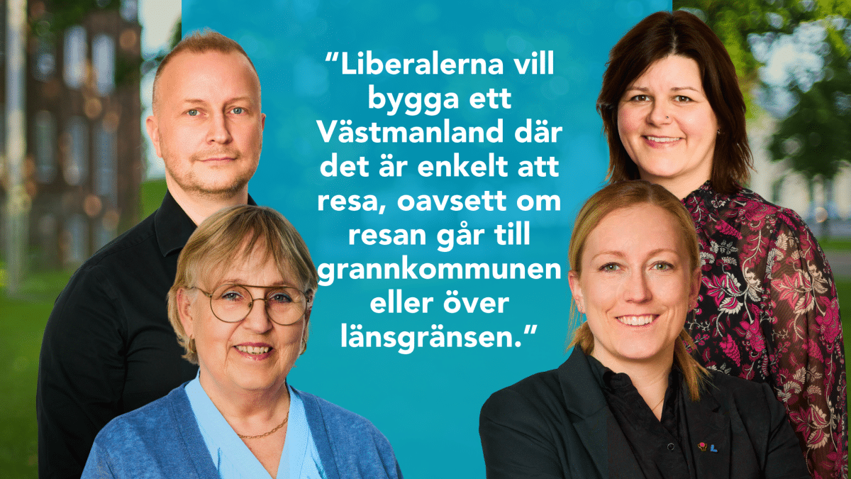 Richard Fallqvist (L), Karin Andersson (L), Liane Blom (L), Lina Ekengren (L).